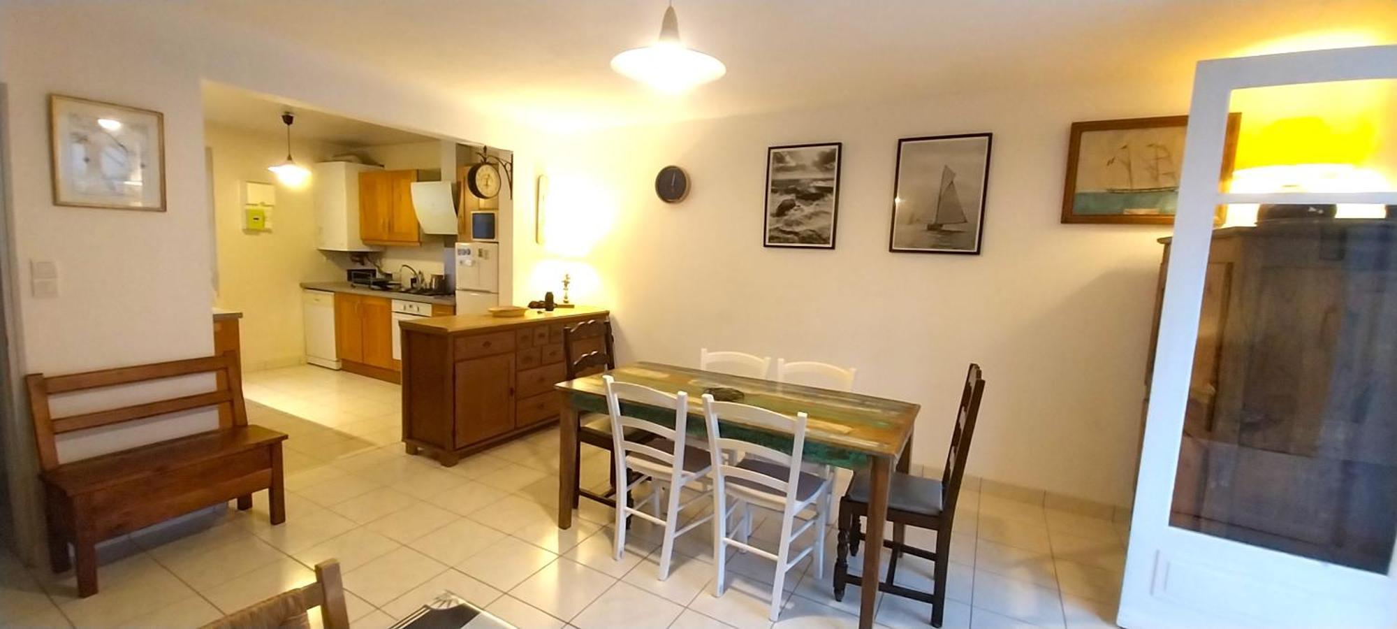 Ty Lisa - Spacieuse Maison De Village Paisible Proche Ville Et Plages - 5 Chambres - Kermorvan キブロン エクステリア 写真